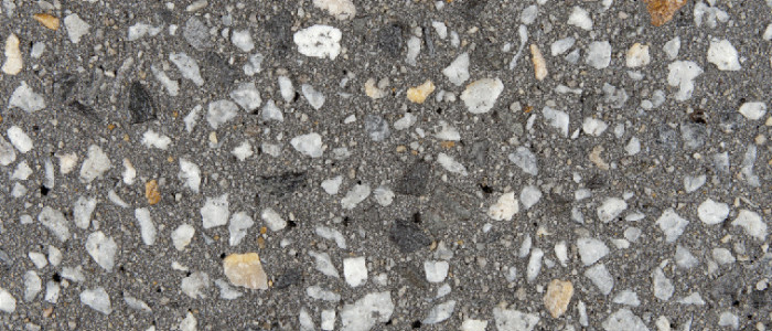 Exposed aggregate concrete galaxy