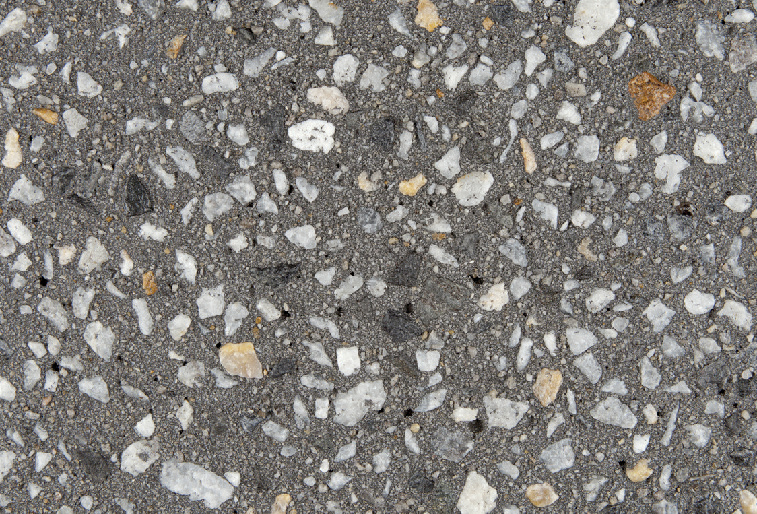 Exposed aggregate concrete galaxy