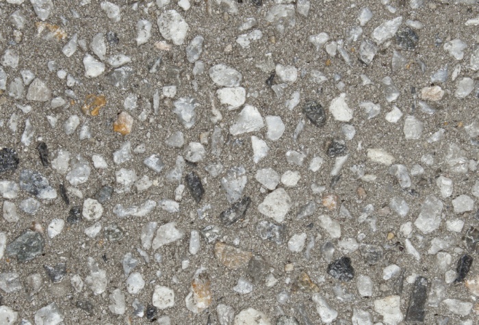 exposed aggregate concrete ghost