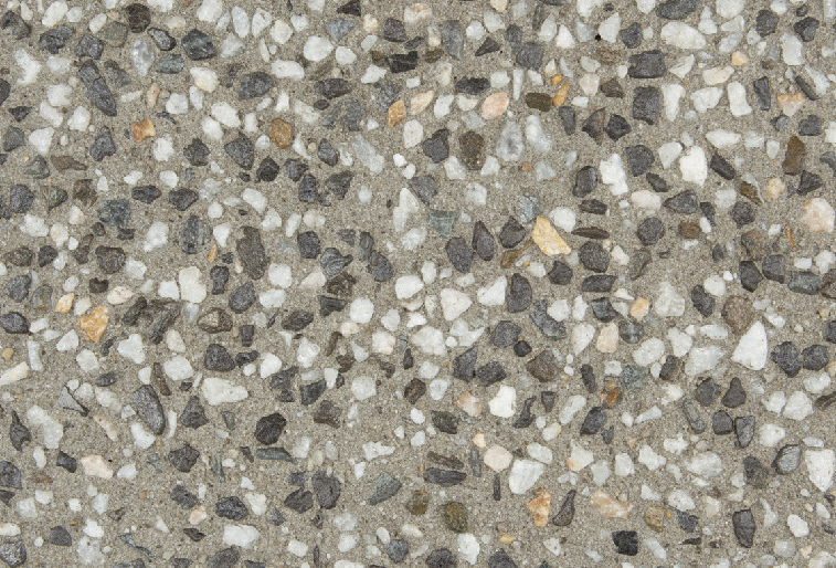 exposed aggregate concrete spice